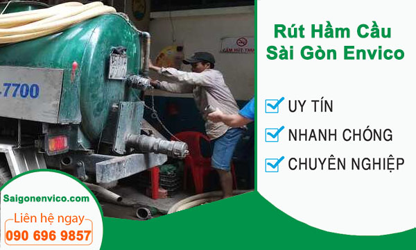 Rút hầm cầu quận 1 giá rẻ-BH 24 tháng