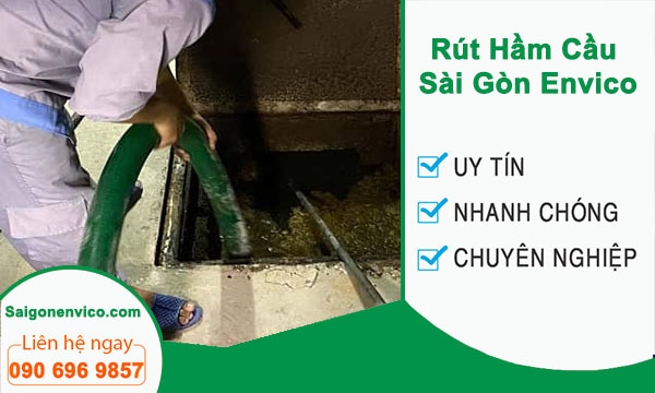 Rút hầm cầu quận 1 giá rẻ-BH 24 tháng