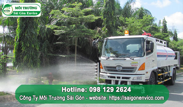 Công ty cho thuê xe chở nước tưới cây TP.HCM Sài Gòn Envico