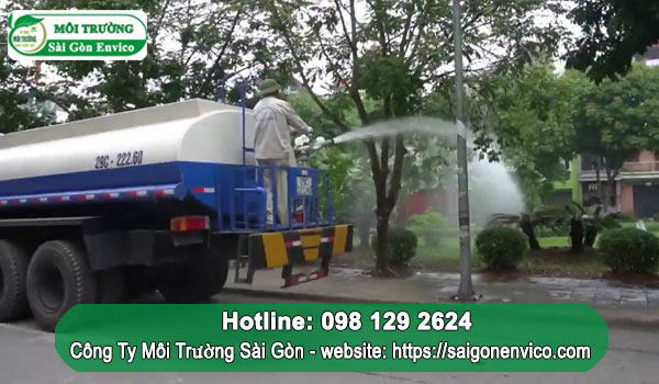 Công ty cho thuê xe chở nước tưới cây TP.HCM